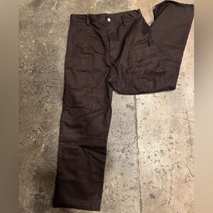 Chocolate brown utility pants